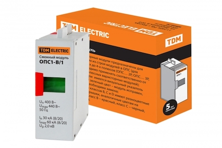 TDM ELECTRIC SQ0201-0011 Сменный модуль ОПС1-B 1P TDM